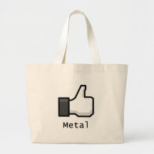 Like Metal Canvas Bag