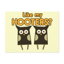 Like my Hooters boobs humour