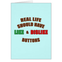 Likes and Dislikes Greeting Card