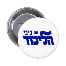 Likud With Bibi! Pinback Buttons