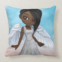 Lil Angels Throw Pillow