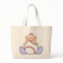 Lil Baseball Baby Boy Tote Bag