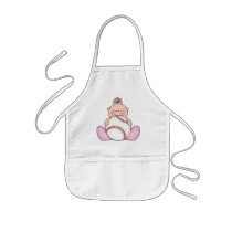 Lil Baseball Baby Girl Aprons