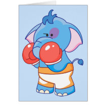 Lil Blue Elephant Boxing