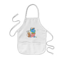 Lil Blue Elephant Golfing Aprons