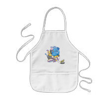 Lil Blue Elephant Hockey Aprons
