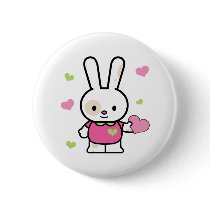 Lil Bunny Girl Button