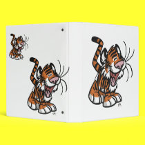 Lil' Cartoon Tiger Binder