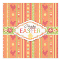 'Lil Chick Square Invitations