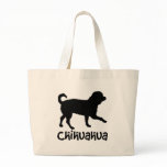 Lil' Chihuahua w/ Cool Text Canvas Bag