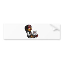 Lil Deadly Red Bumper Stickers