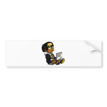 Lil Deadly Yellow Bumper Stickers
