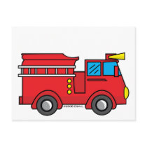 Lil Fire Truck postcards