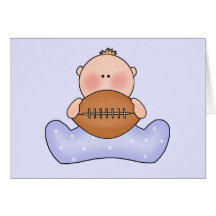 Lil Football Baby Boy Cards