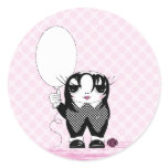 lil goth girl sticker