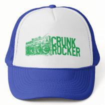 Lil Jon "Crunk Rocker Boombox Green" Trucker Hats