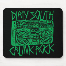 Lil Jon "Dirty South Boombox Green" Mouse Mat