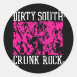 Lil Jon "Dirty South Crunk Rock" Pink Round Sticker