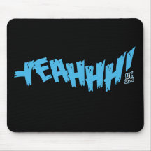 Lil Jon "Yeeeah!" Blue Mouse Pads