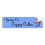 Lil' Miss Cuppy Cake Bumper Sticker
