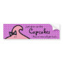 Lil' Miss Cuppy Cake Hiding Bumper Sticker