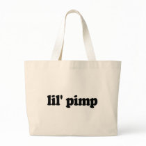 Lil pimp tote bags