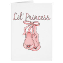 Lil' Princess Ballet Shoes   1 Cards