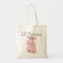 Lil' Princess Ballet Shoes   1 Tote Bags