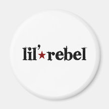 Lil Rebel Refrigerator Magnet