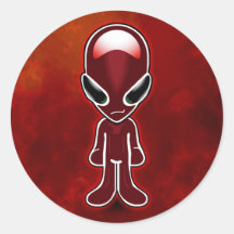 Lil Red MenX3 Round Sticker
