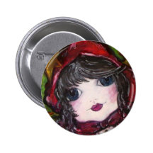 Lil' Red Riding Hood Pinback Button