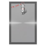 (Lil' Robo-x9) Love Machine Stationery Design