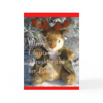 Lil Rudolph Christmas card - customize it