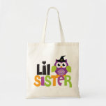 Lil Sister Witch Owl Halloween Trick-or-Treat Bag