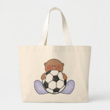 Lil Soccer Baby Boy- Ethnic Canvas Bag