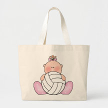 Lil Volleyball Girl Canvas Bag