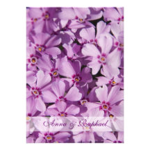 Lila Phlox • Hochzeits-Einladung