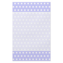 Lilac and White Polka Dot Pattern. Spotty. Custom Flyer