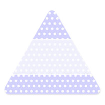 Lilac and White Polka Dot Pattern. Spotty. Stickers
