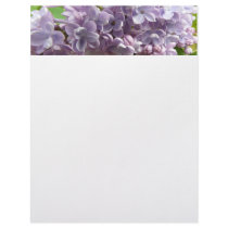 Lilac Blossoms Letterhead letterhead