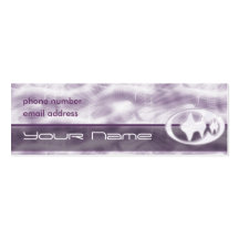 Lilac Dreams Profile Card Business Card Template