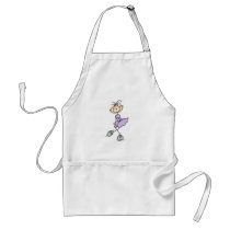 Lilac Dress Figure Skater Tshirts and Gifts Apron