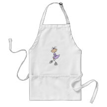 Lilac Dress Figure Skater Tshirts and Gifts Apron