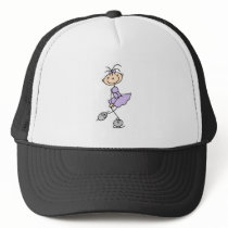 Lilac Dress Figure Skater Tshirts and Gifts Hat