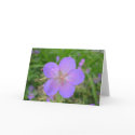 Lilac flower greeting card