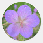 lilac flower stamp stickers