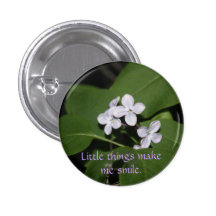 Lilac Flowers Button