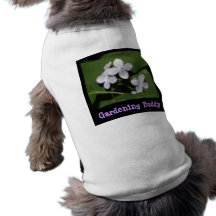 Lilac Flowers Gardening Buddy Pet Clothing