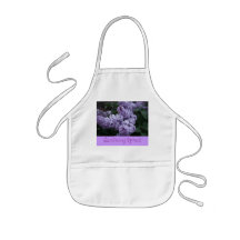 Lilac Flowers Gardening Sprout Apron