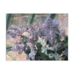 Lilac Flowers in a Window Fine Art Postcard